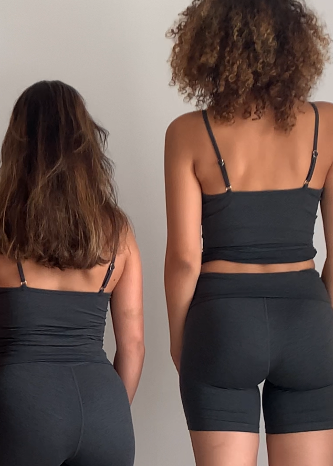 Dark grey - yoga shorts