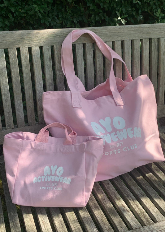 Ayo tote bag - soft pink