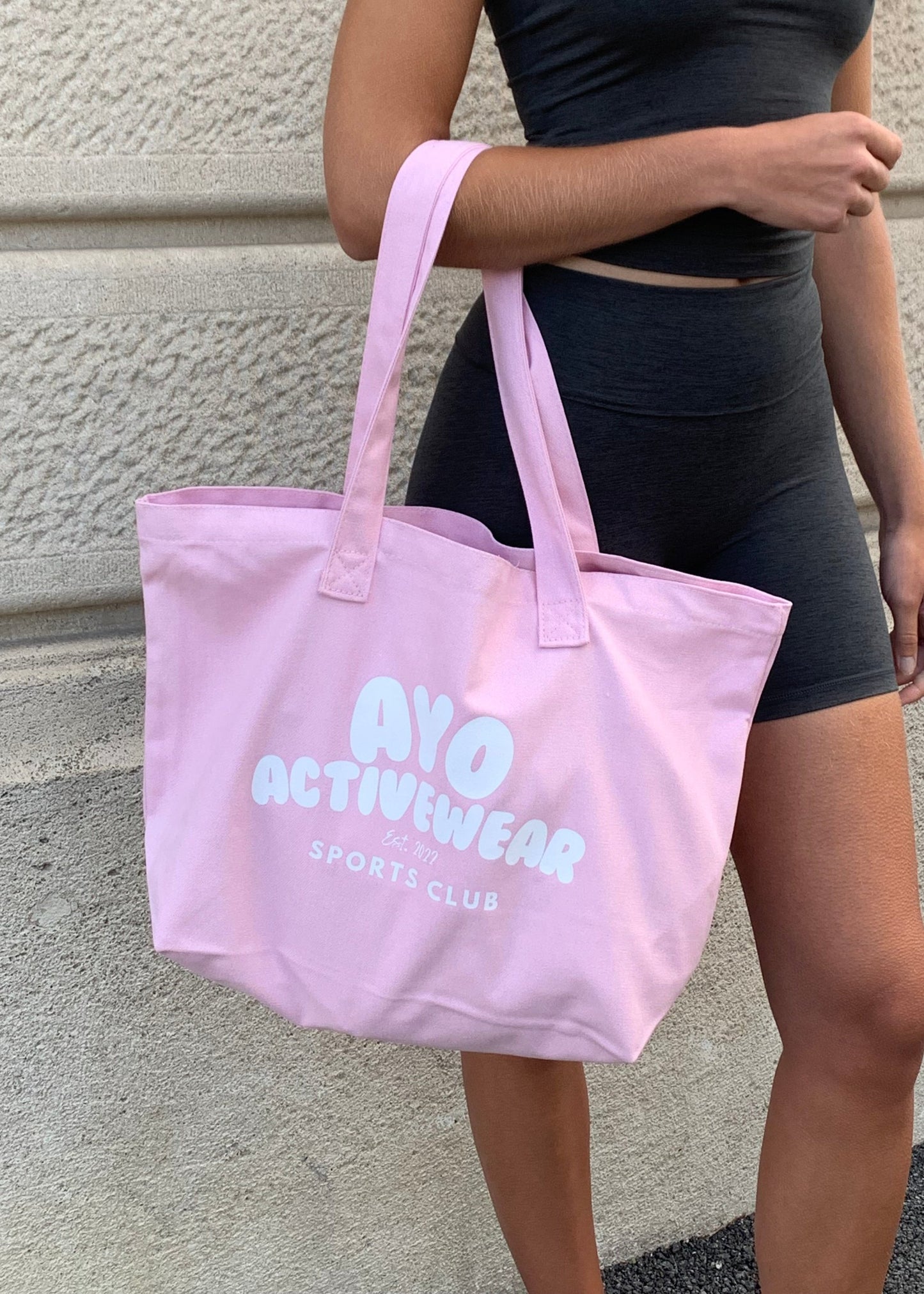 Ayo tote bag - soft pink