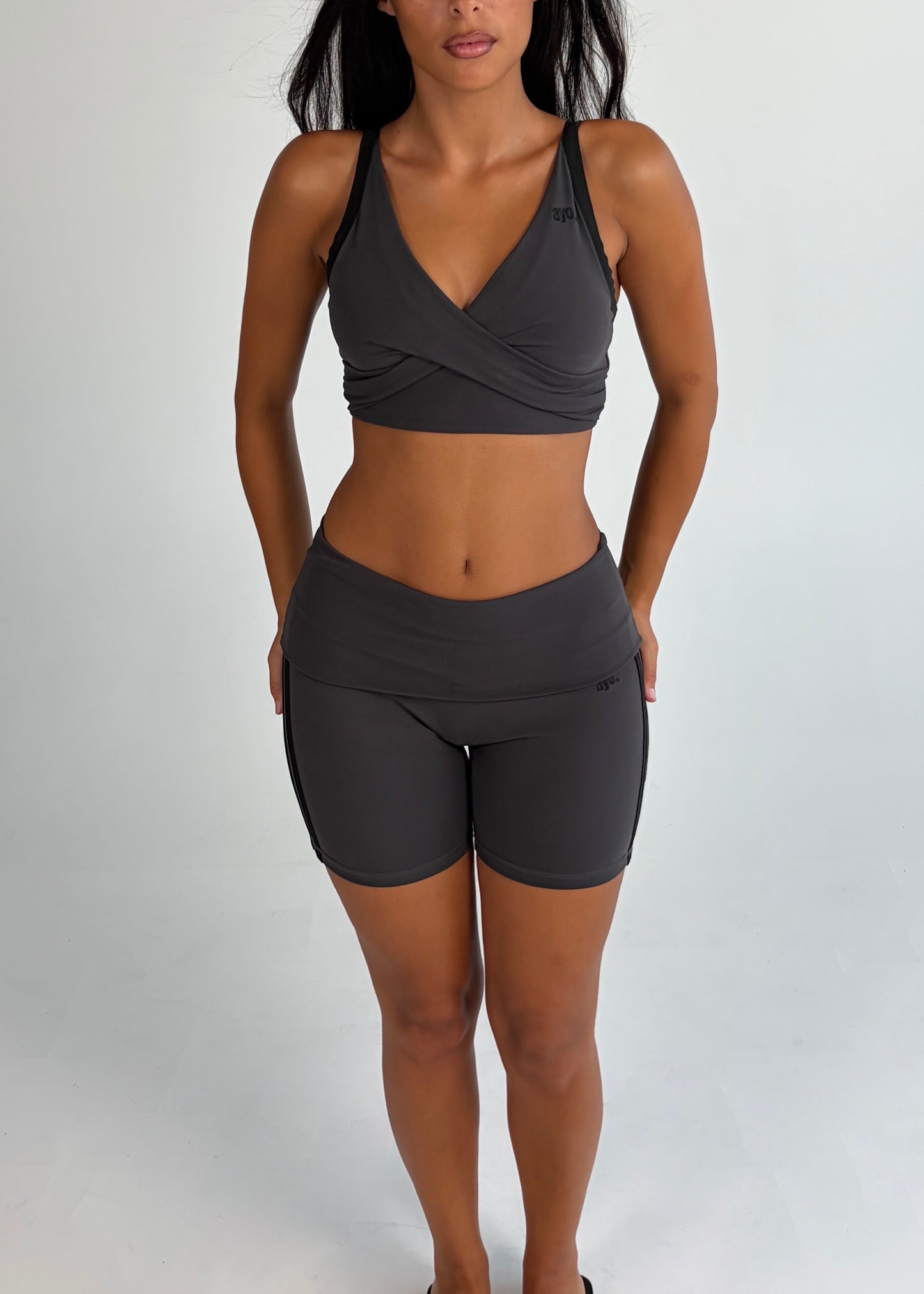 Graphite - Fold-over shorts