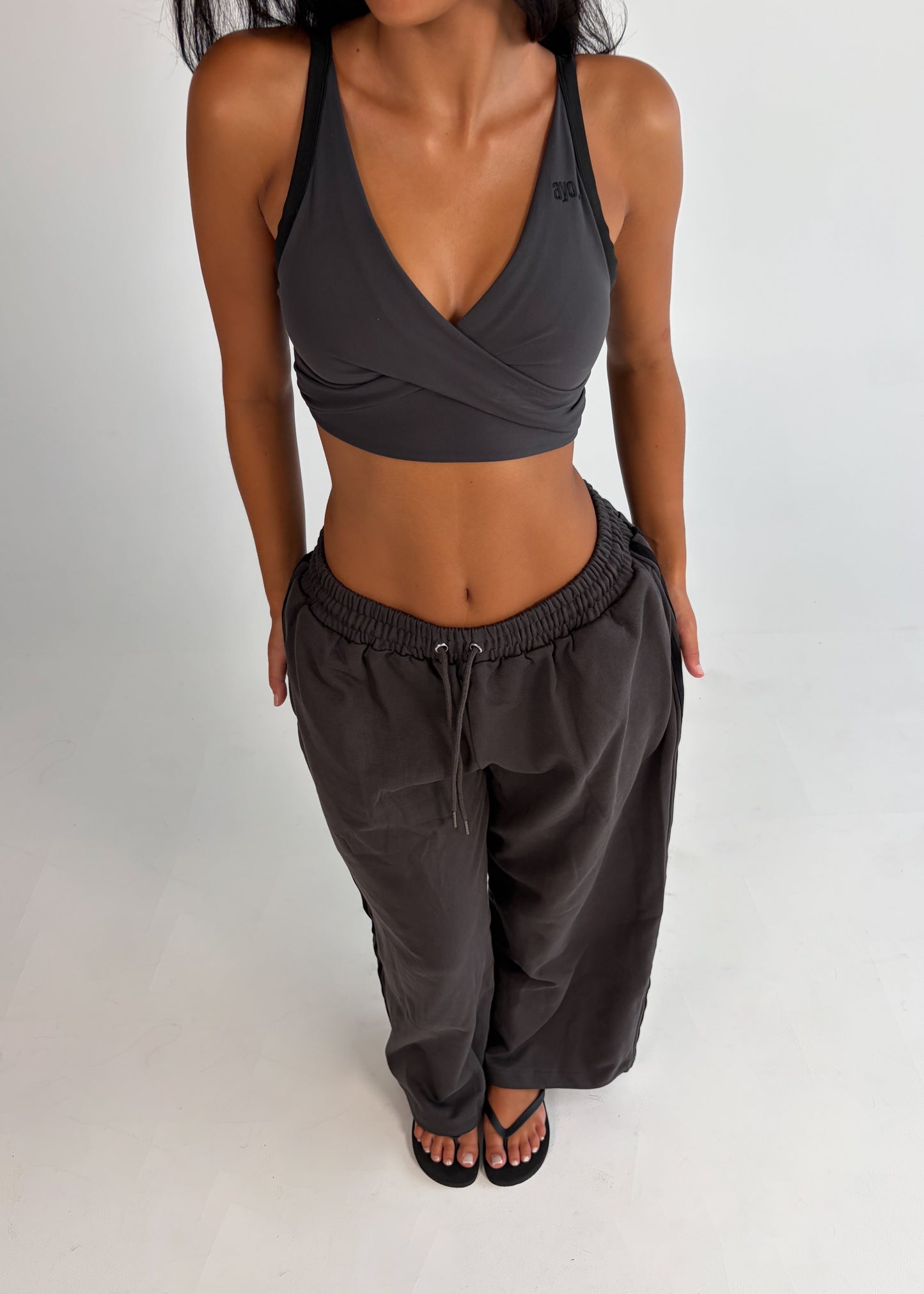 Graphite - Oversize cloud joggers