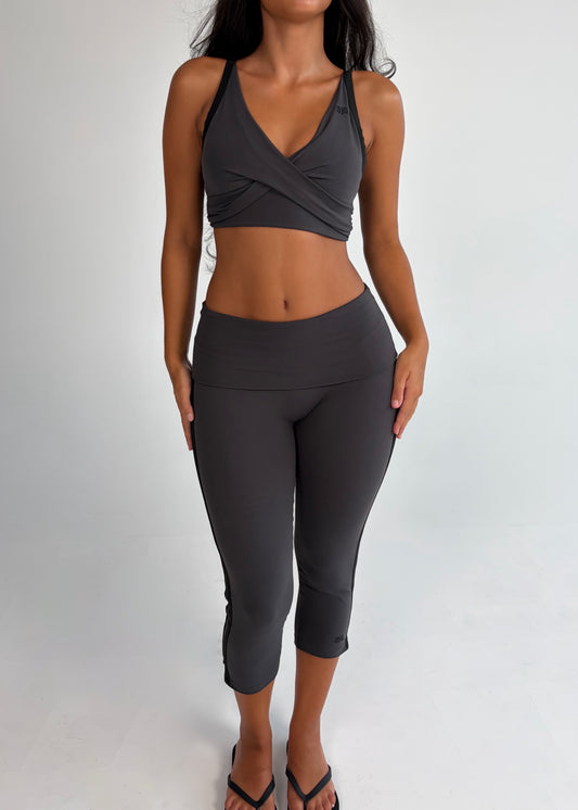 Graphite - Fold-over capris