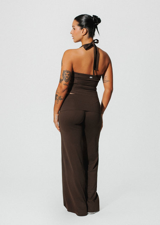 Toasted brown - Fold-over high flares