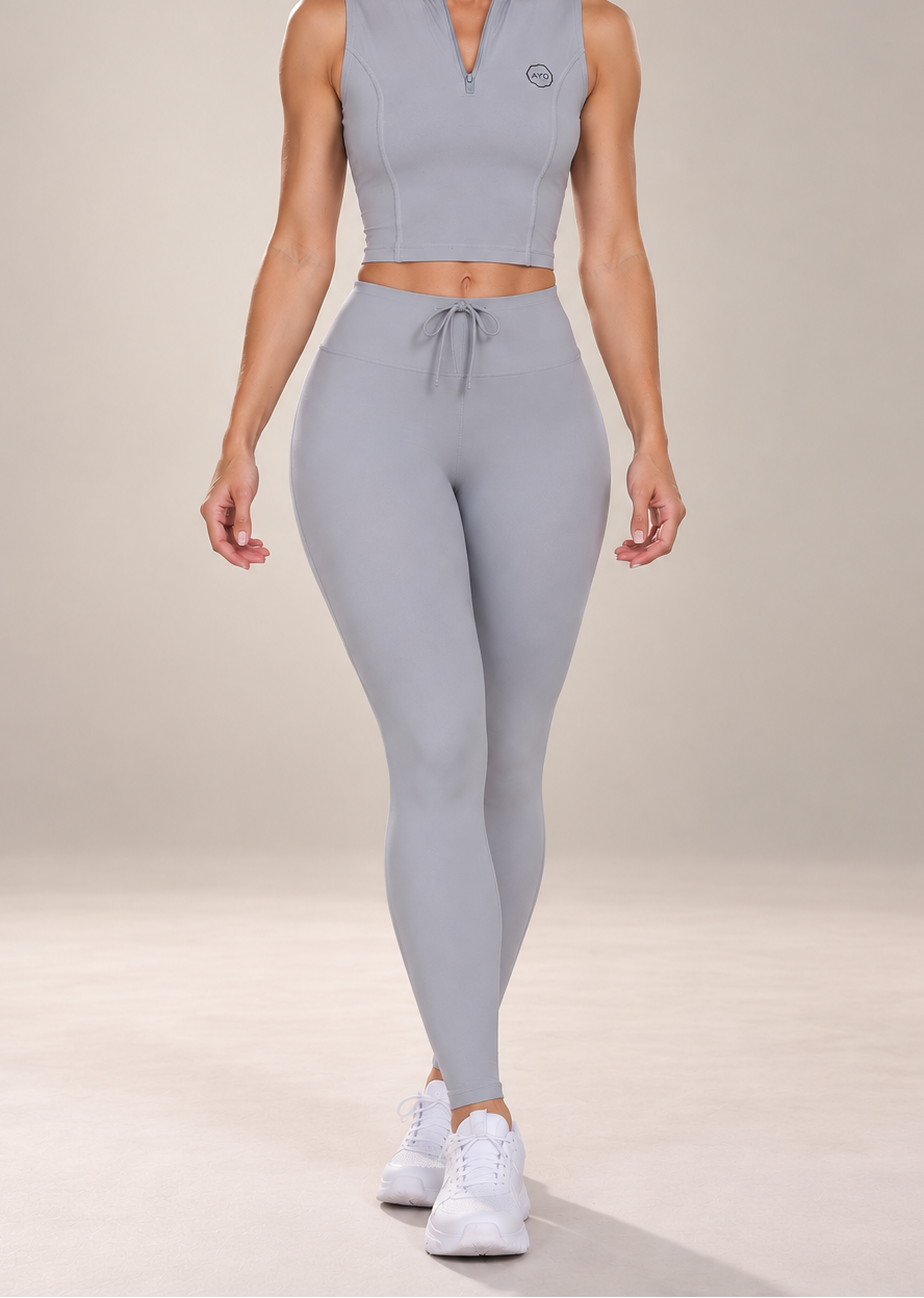 Light grey - pocket leggings