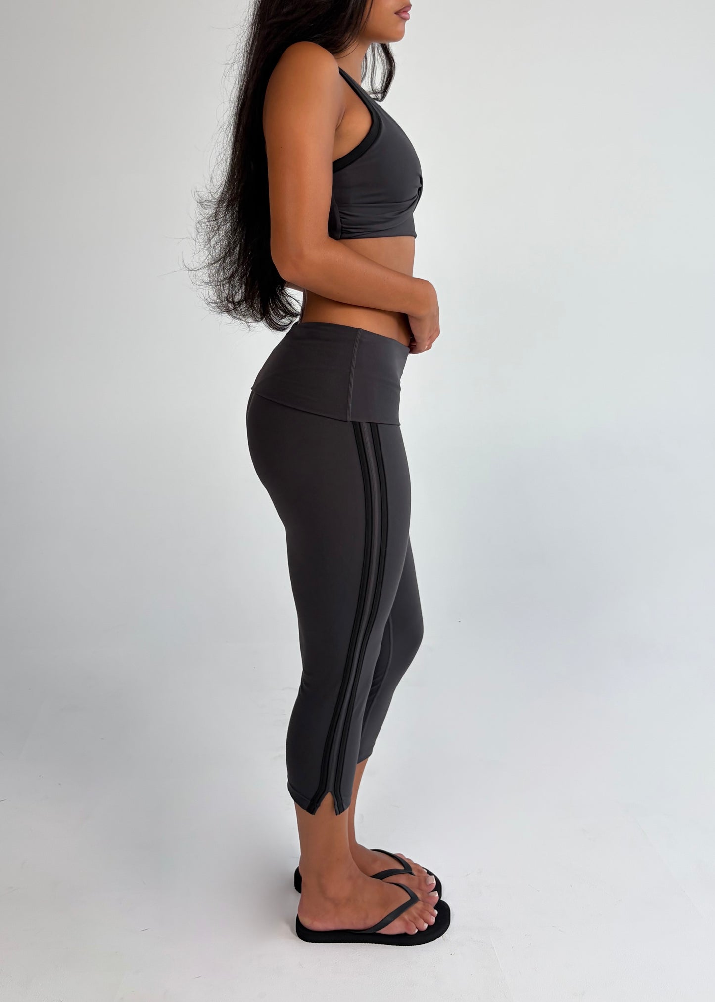Graphite - Fold-over capris